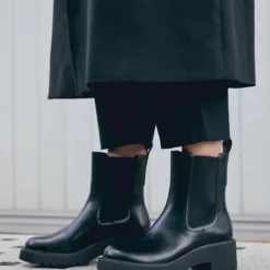 CamperBottes Femme - Milah bordeaux en cuir