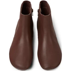 CamperBottines Femme - Right Nina bordeaux en cuir
