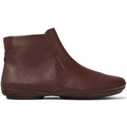 CamperBottines Femme - Right Nina bordeaux en cuir