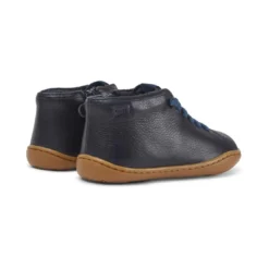 CamperBottines garçon bleu marine en cuir