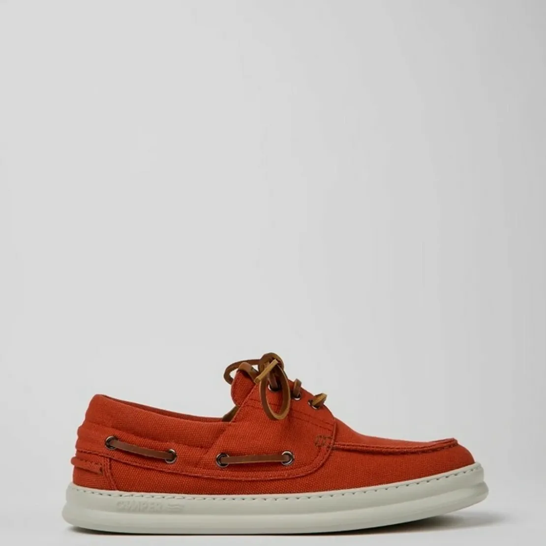 CamperChaussure Homme Runner en coton rouge