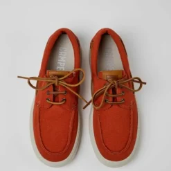 CamperChaussure Homme Runner en coton rouge