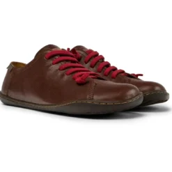 CamperChaussures Femme - Peu Cami marron foncé en cuir