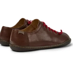 CamperChaussures Femme - Peu Cami marron foncé en cuir