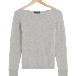 CarollPull femme gris en cachemire