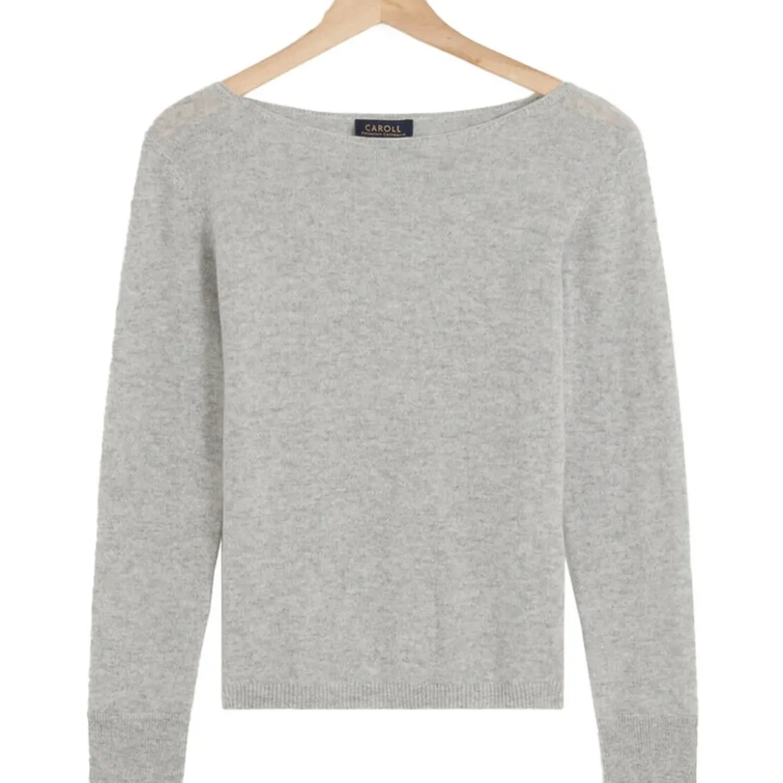 CarollPull femme gris en cachemire
