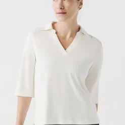 CarollT-shirt manche courte beigeen viscose