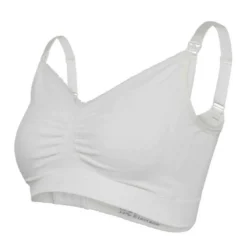 CarriwellSoutien-gorge de grossesse et allaitement biologique - Blanc Carriwell en coton