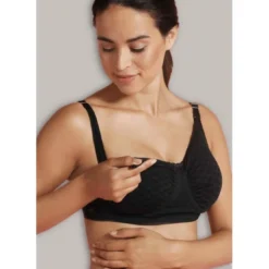 CarriwellSoutien-gorge de grossesse et allaitement Carri-Gel - Damiers Noir Carriwell
