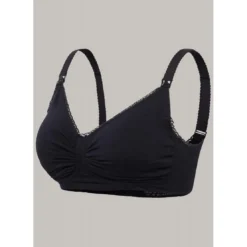 CarriwellSoutien-gorge de grossesse et allaitement rembourré Carri-Gel - Noir Carriwell