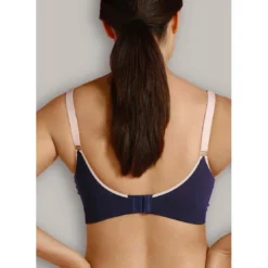 CarriwellSoutien-gorge de grossesse et allaitement doux - Bleu Carriwell