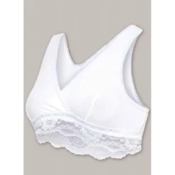 CarriwellSoutien-gorge de grossesse et allaitement cache-c?ur - Blanc Carriwell en coton