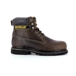CaterpillarBoots à lacets homme HOLTON marron foncé en cuir