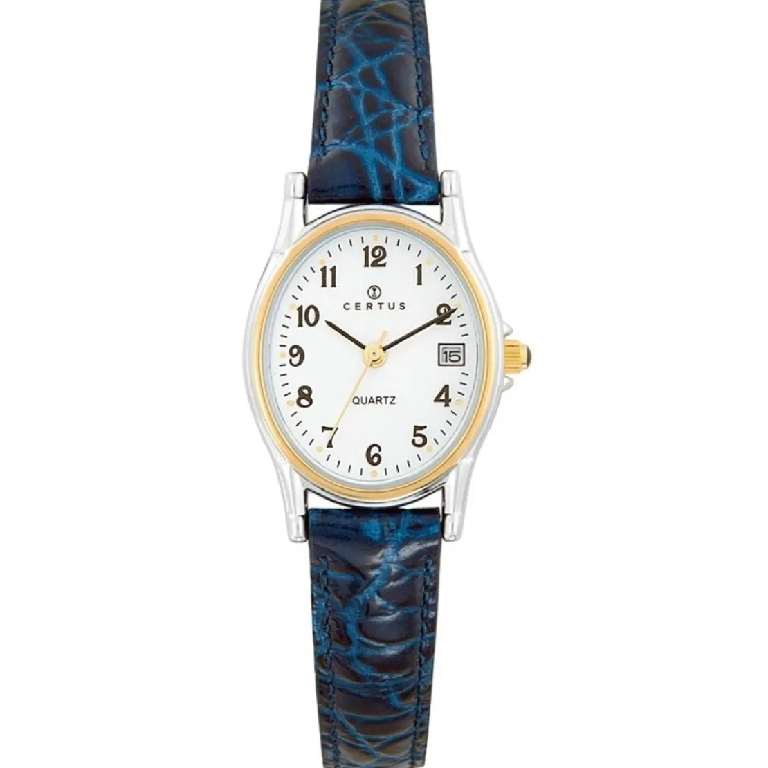 CertusMontre Femme Certus 645328 - Bracelet Cuir Bleu