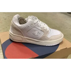 ChampionBasket Femme - Blanche en cuir