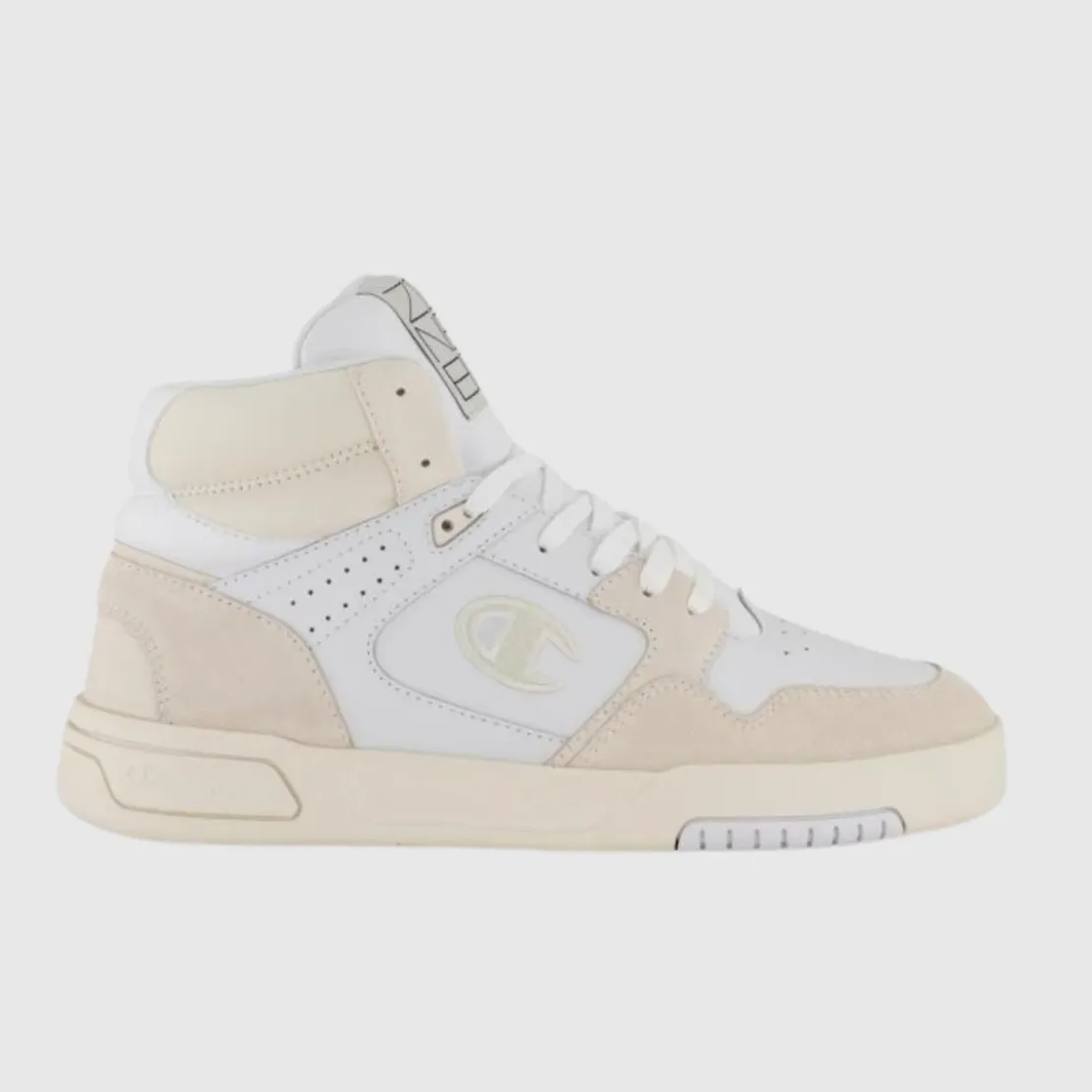 ChampionBaskets montantes homme blanc en cuir