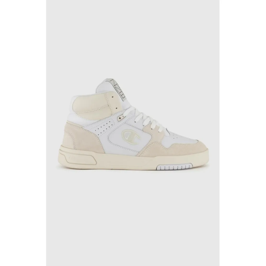 ChampionBaskets montantes homme blanc en cuir