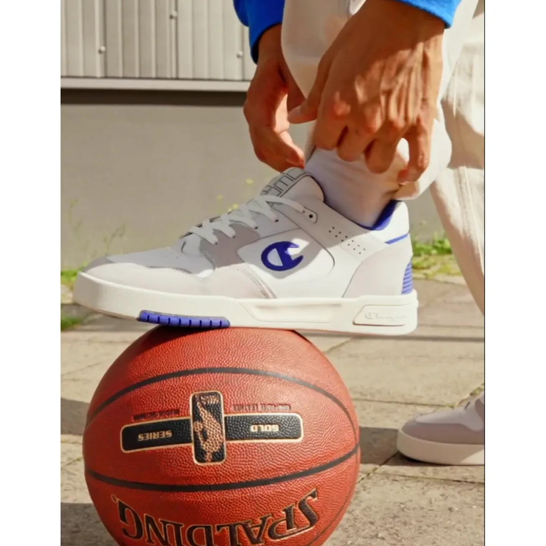 ChampionBasket Z80 Low Cut blanc pour hommeen cuir