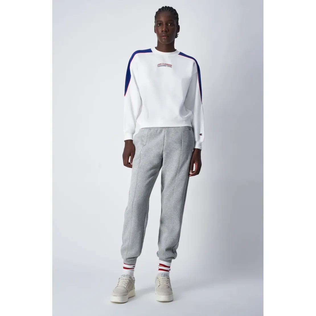 ChampionPantalon jogging côtelé gris