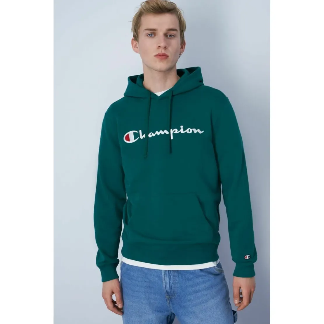 ChampionSweatshirt à capuche vert pour homme