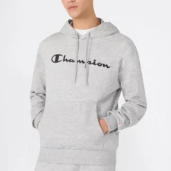 ChampionSweatshirt à capuche gris pour homme