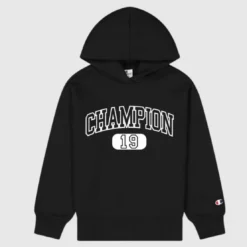ChampionSweatshirt noir en polycoton pour homme - Noir