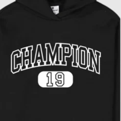 ChampionSweatshirt noir en polycoton pour homme - Noir