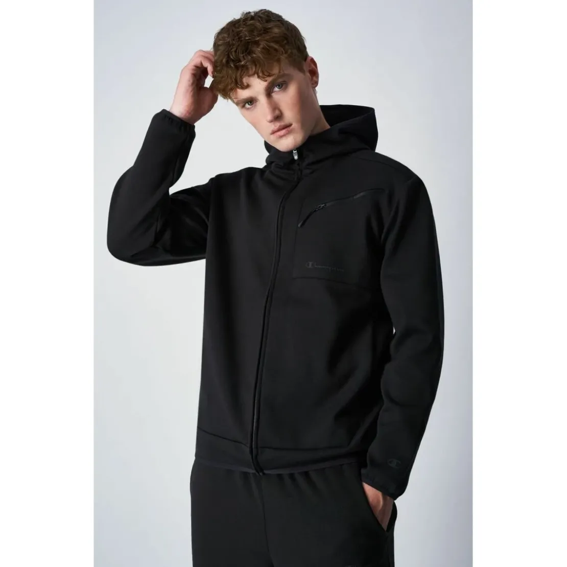 ChampionSweatshirt pour homme à capuche - Noir
