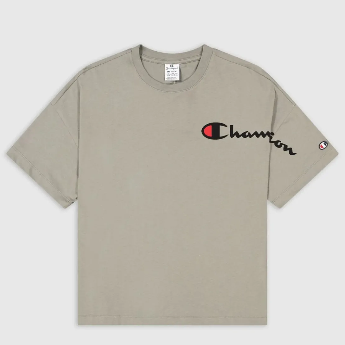 ChampionT-Shirt col rond kaki clair en coton