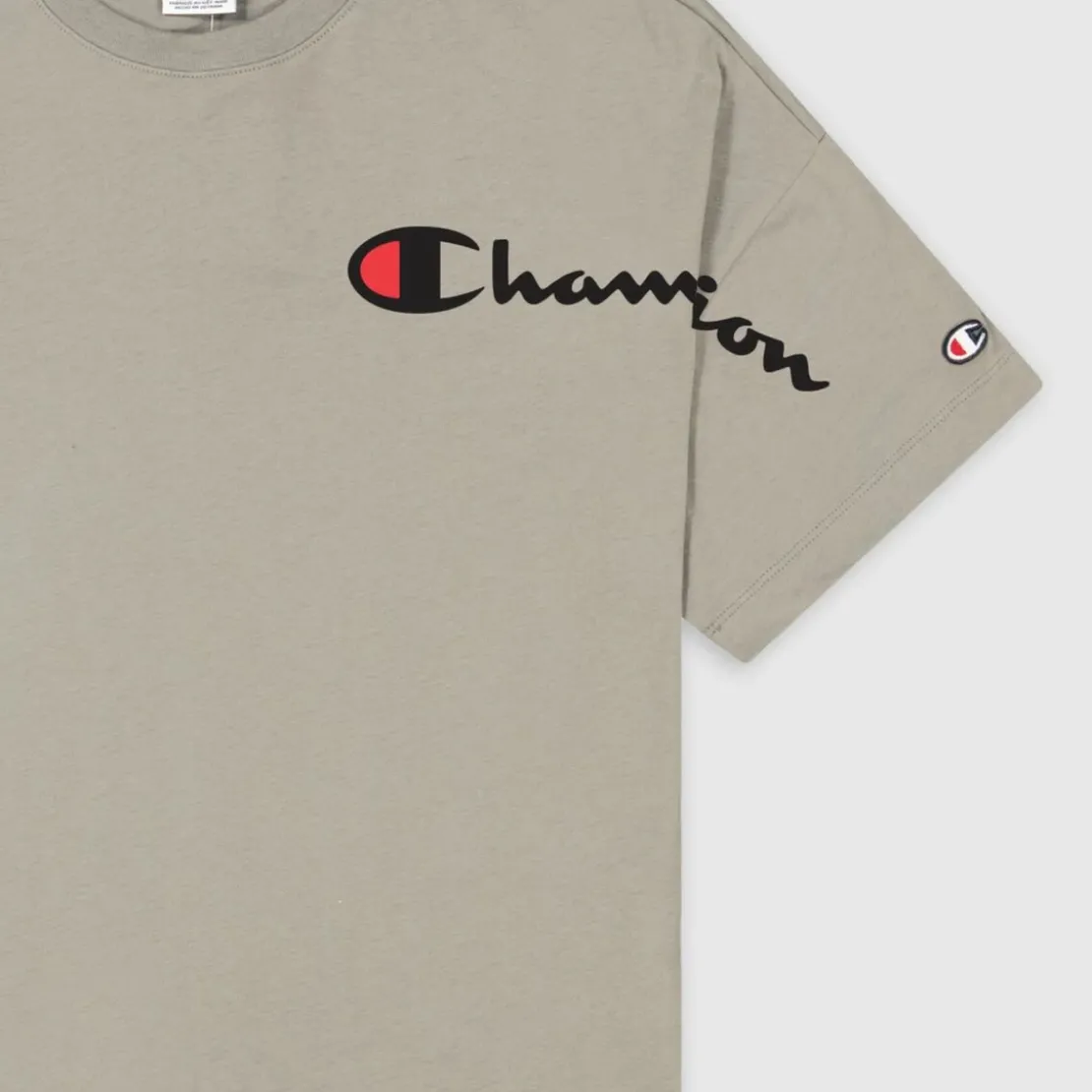 ChampionT-Shirt col rond kaki clair en coton