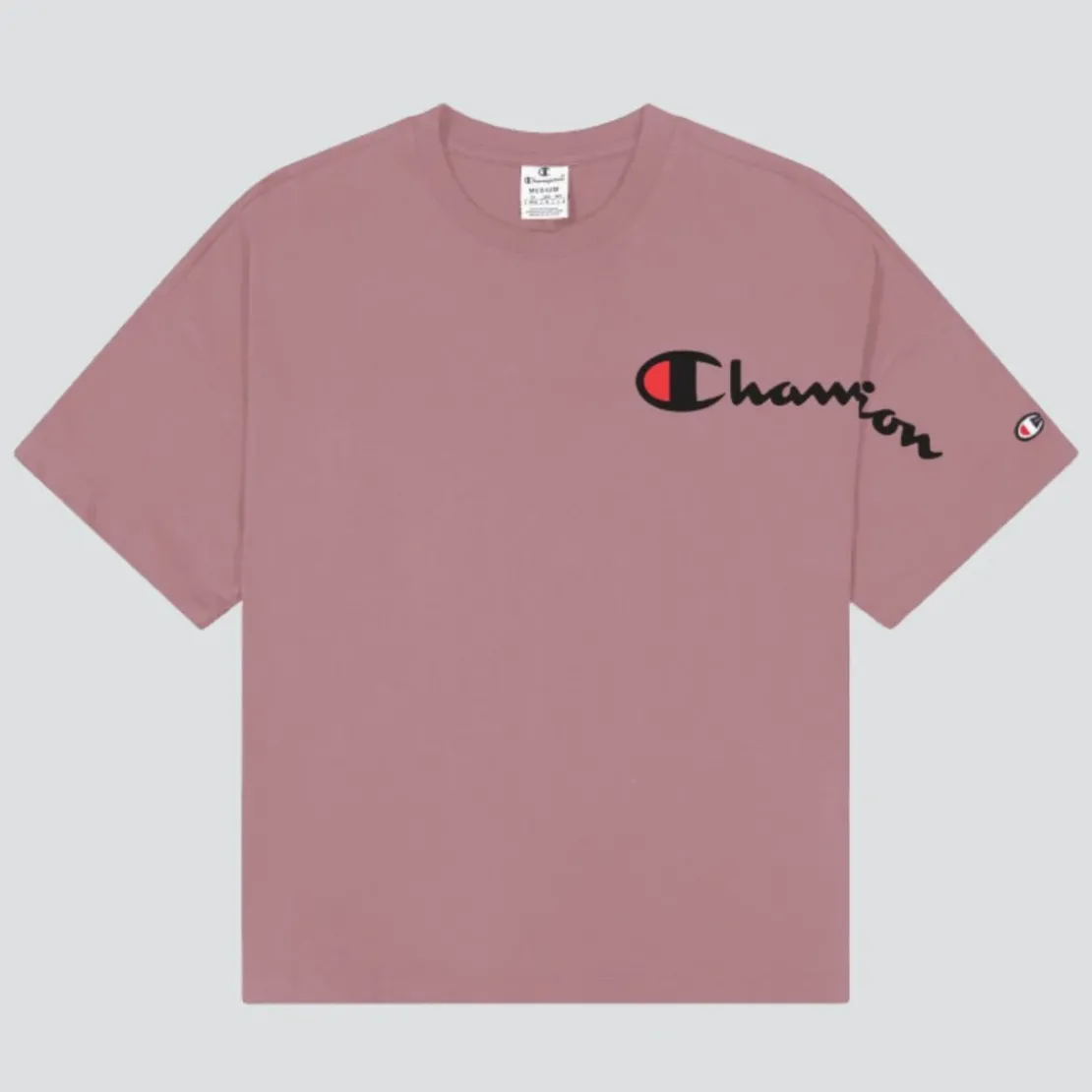 ChampionT-Shirt col rond - Rose en coton