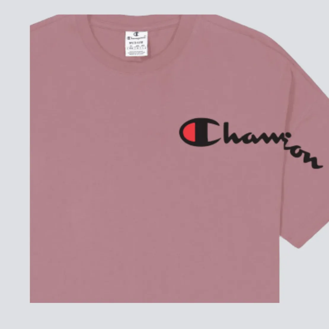 ChampionT-Shirt col rond - Rose en coton