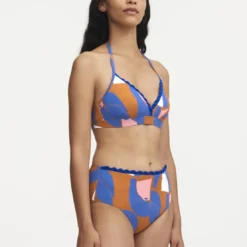 Chantelle BainCulotte haute - Multicolore bleu- TRIBE