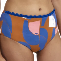 Chantelle BainCulotte haute - Multicolore bleu- TRIBE