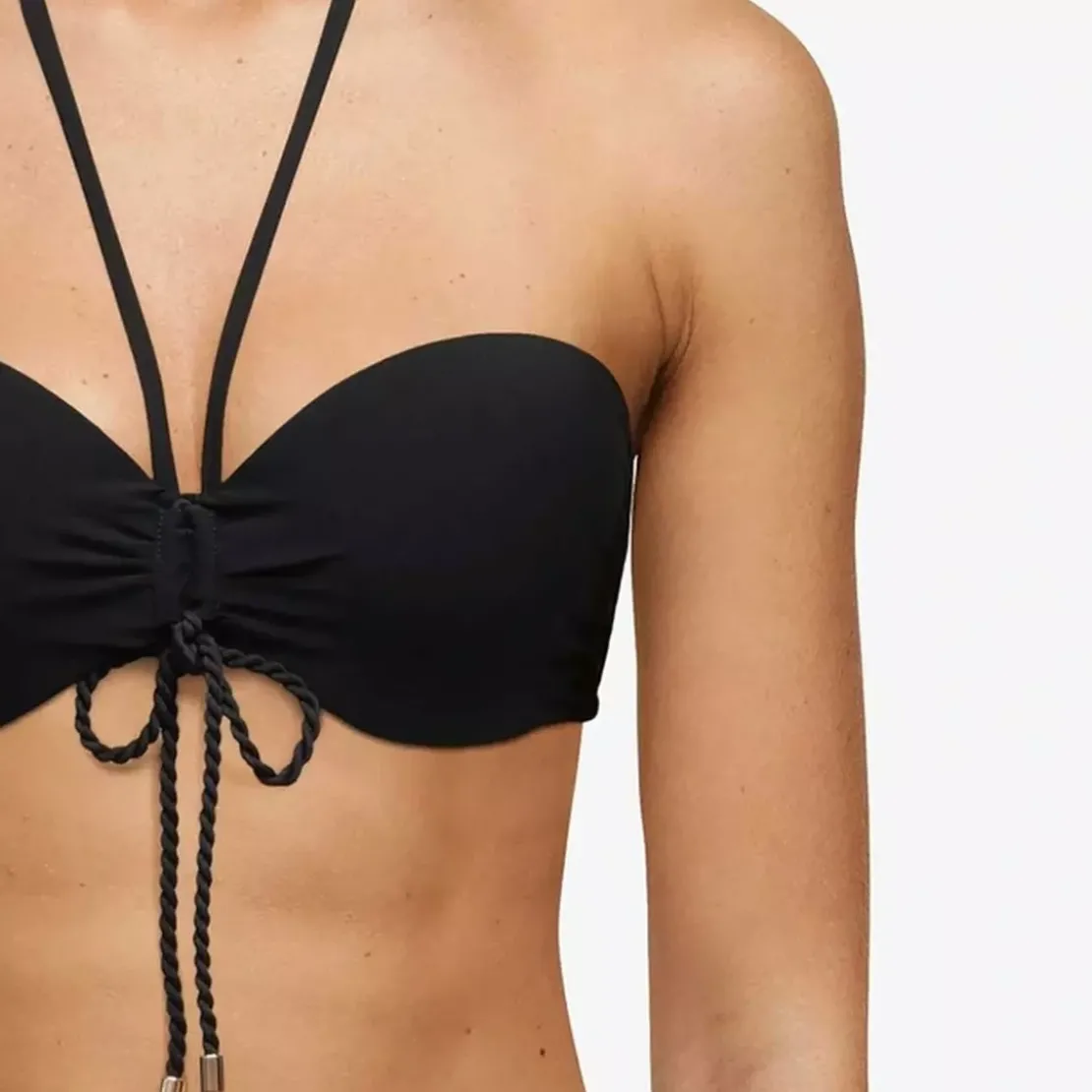 Chantelle BainHaut de maillot Bandeau à coque avec bretelles amovibles - Noir Chantelle Bain- INSPIRE