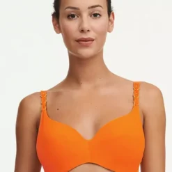 Chantelle BainHaut de maillot à Armatures Enveloppant - Orange Chantelle Bain- EMBLEM