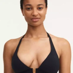 Chantelle BainHaut de maillot à coque sans armatures avec bretelles amovibles - Noir Chantelle Bain- GLOW
