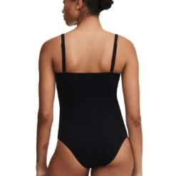 Chantelle BainMaillot de bain une pièce sans armature et bretelle amovible - Noir/Blanc