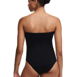 Chantelle BainMaillot de bain une pièce sans armature et bretelle amovible - Noir/Blanc