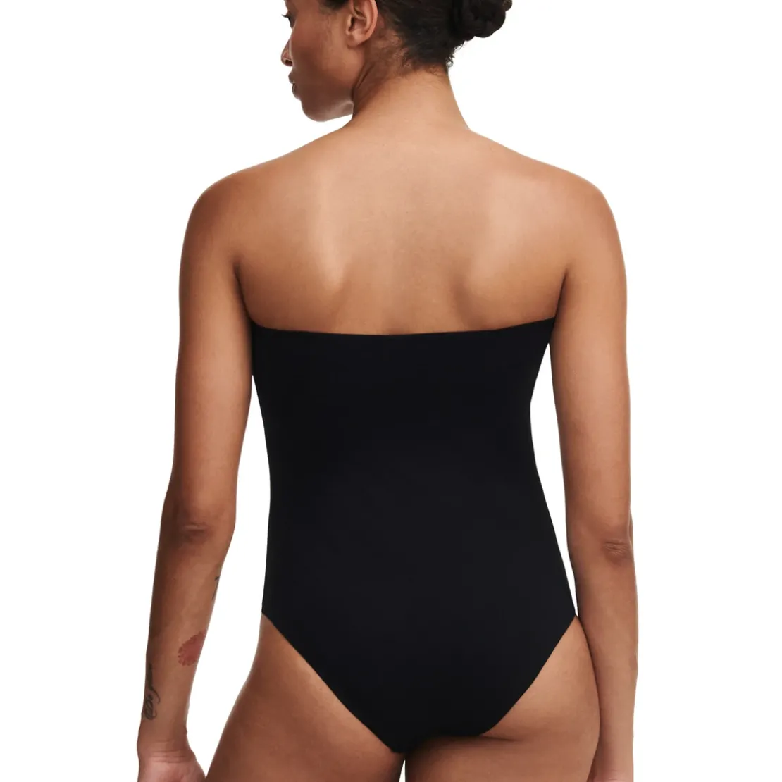 Chantelle BainMaillot de bain une pièce sans armature et bretelle amovible - Noir/Blanc