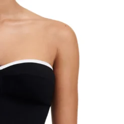 Chantelle BainMaillot de bain une pièce sans armature et bretelle amovible - Noir/Blanc