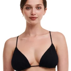 Chantelle BainSoutien-gorge sans armature triangle coques amovibles noir- Chantelle PULP
