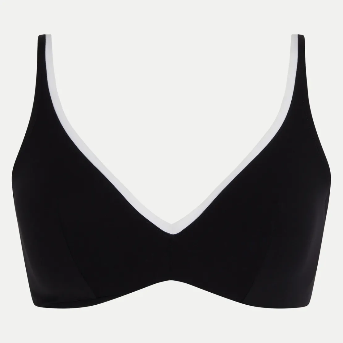 Chantelle BainSoutien Gorge de BainPlongeant - Noir/Blanc- AUTHENTIC