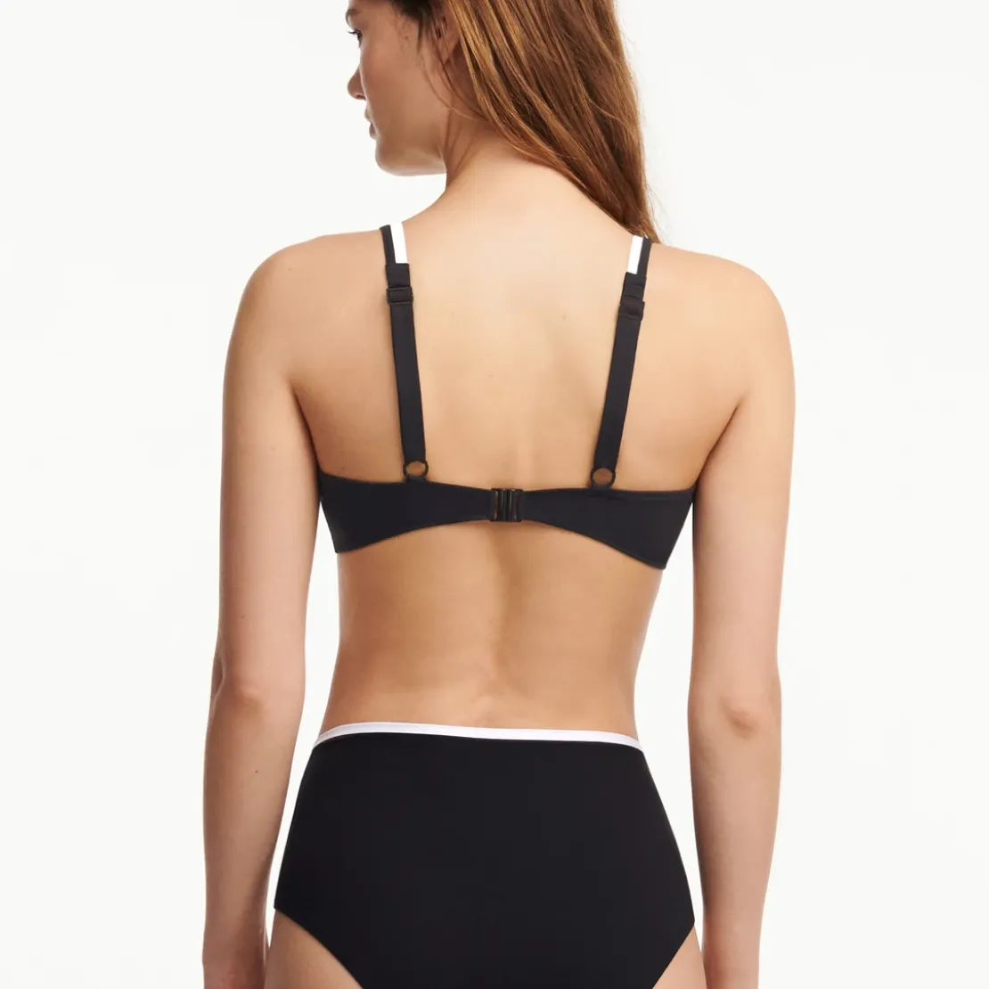 Chantelle BainSoutien Gorge de BainPlongeant - Noir/Blanc- AUTHENTIC