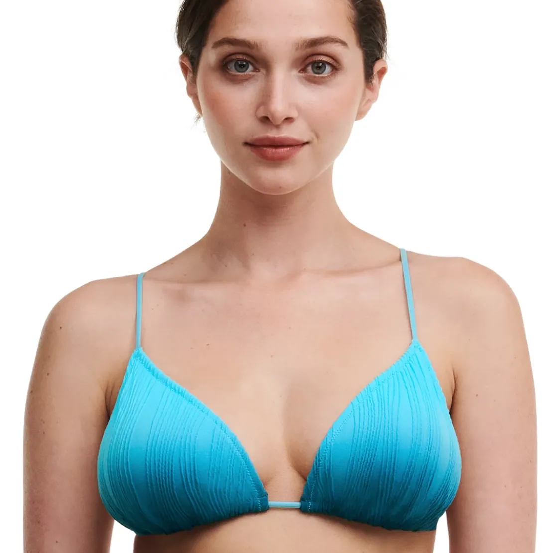 Chantelle Bain Soutien-gorge sans armature triangle coques amovibles bleu- Chantelle PULP