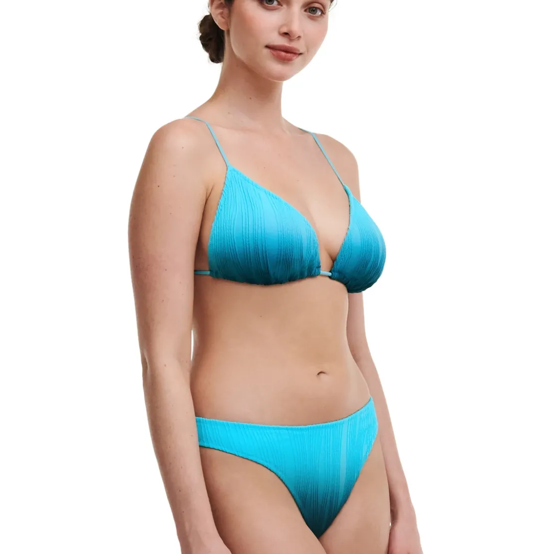 Chantelle Bain Soutien-gorge sans armature triangle coques amovibles bleu- Chantelle PULP