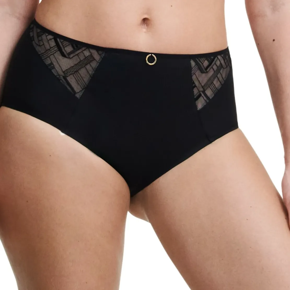 ChantelleCulotte maintien haute - Noir- Graphic Support