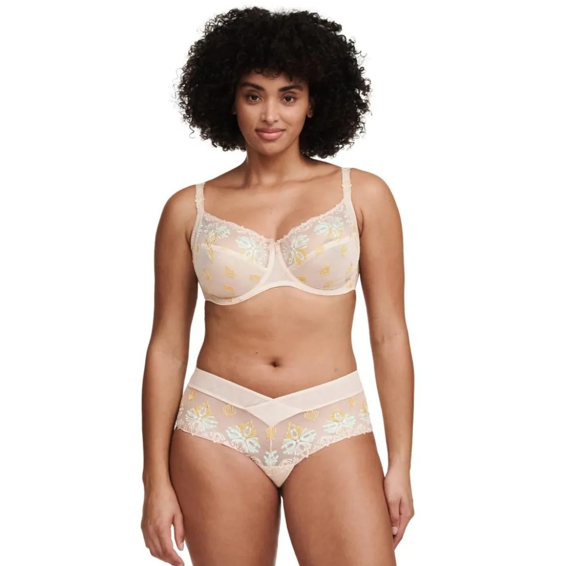 ChantelleShorty Beige Chantelle- CHAMPS ELYSEES en coton- CHAMPS ELYSE