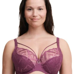 ChantelleSoutien-gorge armaturé très enveloppant - Grenat- Graphic Support
