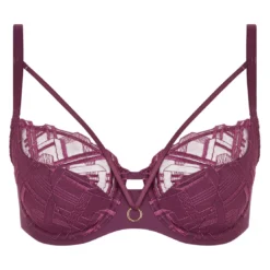 ChantelleSoutien-gorge armaturé très enveloppant - Grenat- Graphic Support